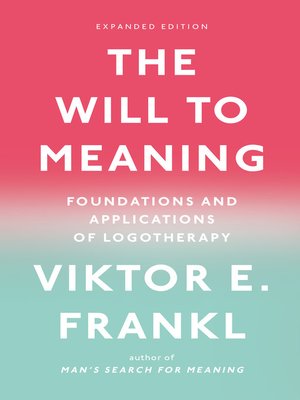 cover image of The Will to Meaning